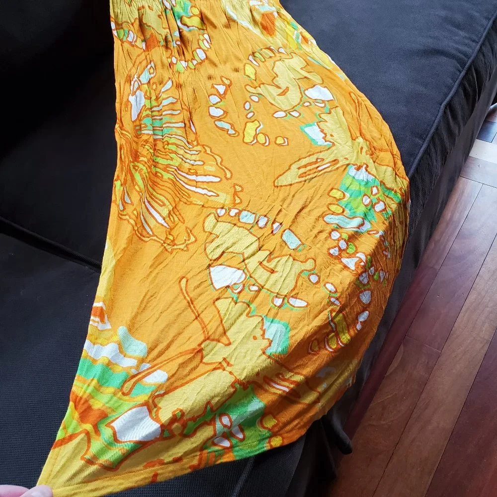 NWOT Old Navy Orange/Green Scarf One Size